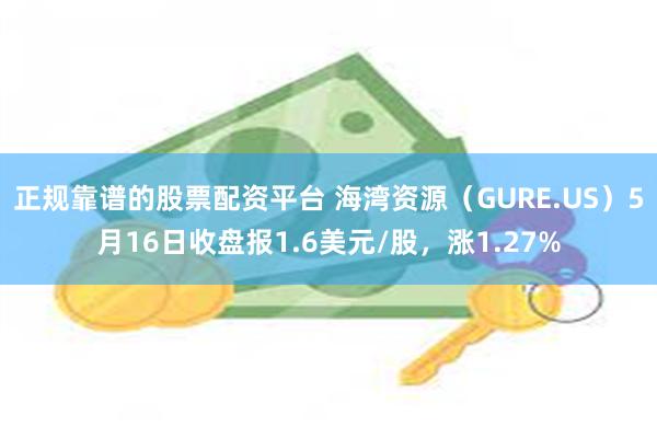 正规靠谱的股票配资平台 海湾资源（GURE.US）5月16日收盘报1.6美元/股，涨1.27%