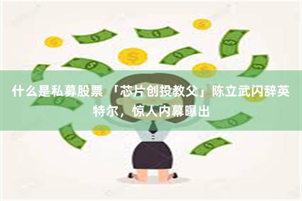 什么是私募股票 「芯片创投教父」陈立武闪辞英特尔，惊人内幕曝出