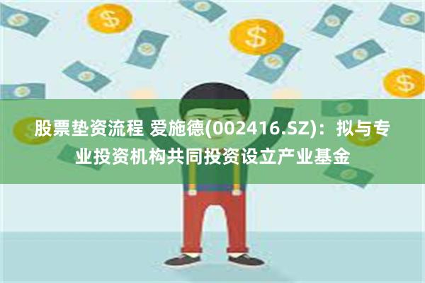 股票垫资流程 爱施德(002416.SZ)：拟与专业投资机构共同投资设立产业基金